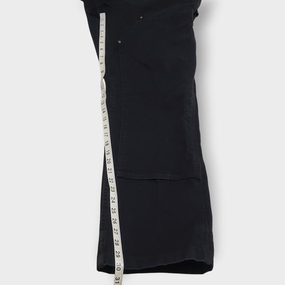 Carhartt Womens Weathered Duck Canvas Wildwood Bib Overalls Black Sz Lg (12-14) - Picture 11 of 13